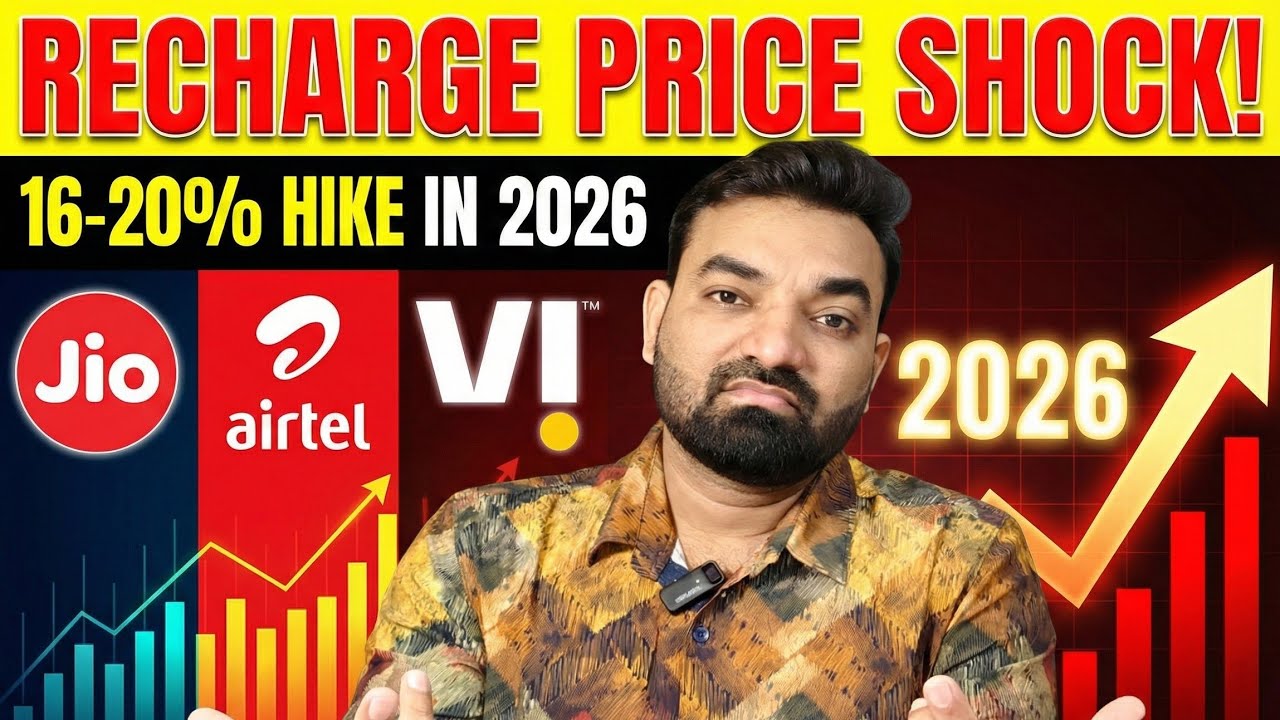 Recharge Price Hike In June 2026 By Jio, Airtel & Vodafone #telecomnews #jio #airtel #vodafone
