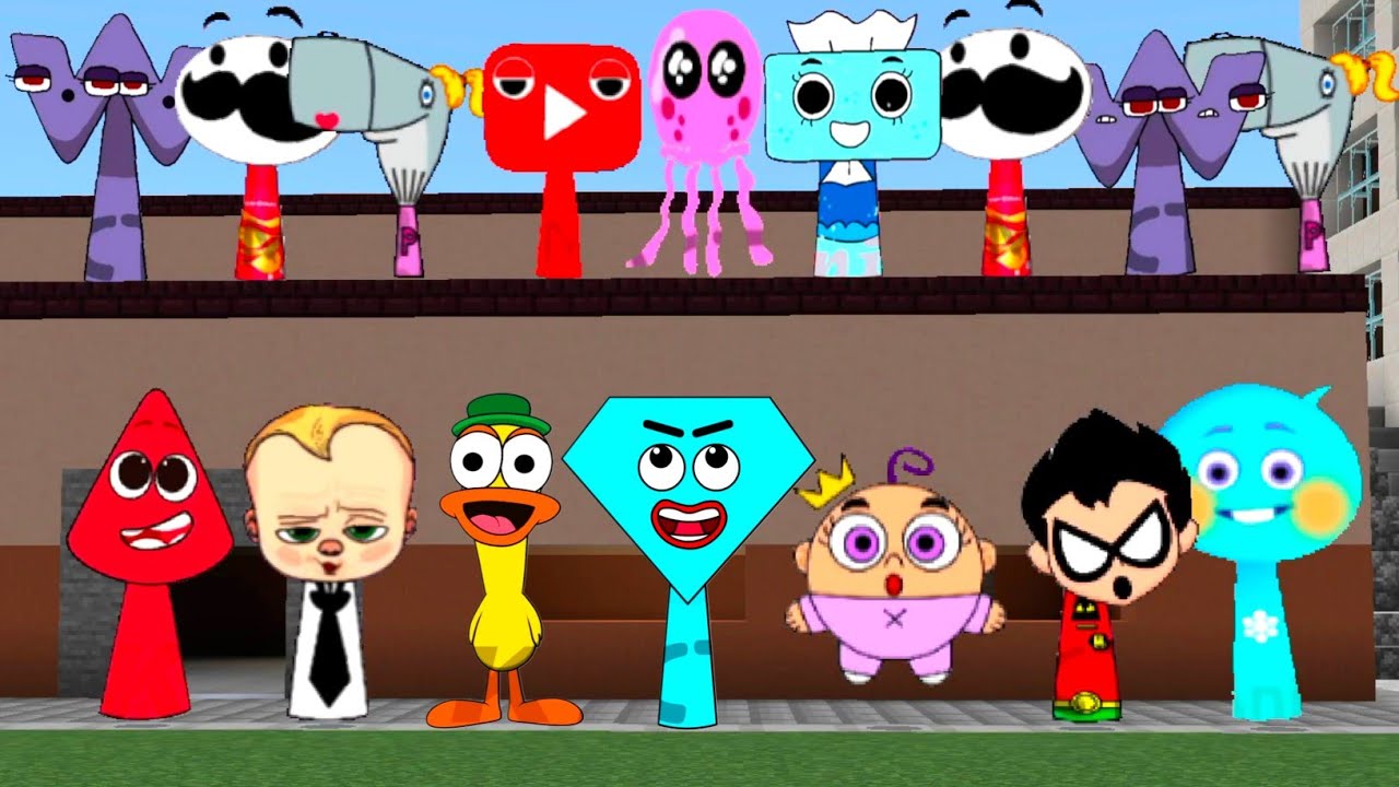 Sprunki OC Diamond added in Minecraft PE