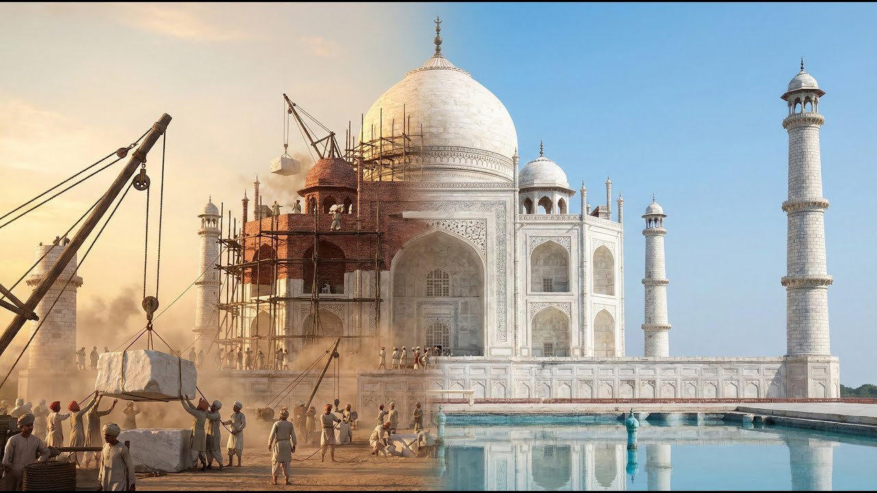 How 20,000 Workers Built the Taj Mahal | 20,000 मज़दूरों ने ताजमहल कैसे बनाया?