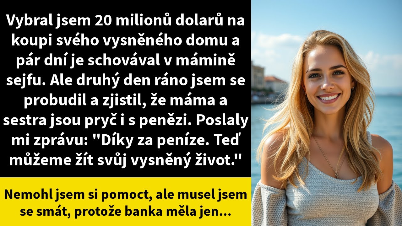 Vybral jsem 20 milionů dolarů na koupi svého vysněného domu a pár dní je schovával v mámině sejfu.