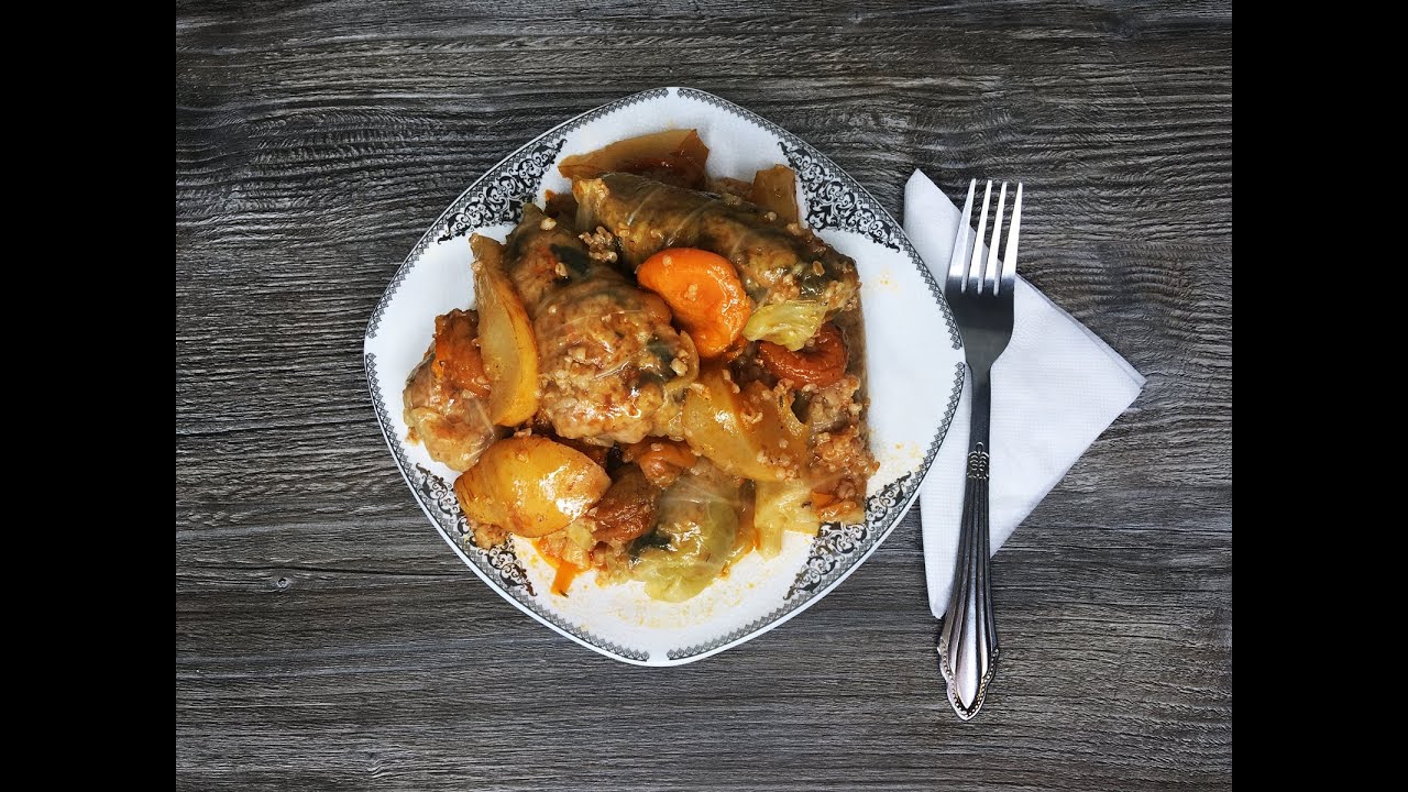 Голубцы вегетарианские (долма). ✅ Stuffed cabbage rolls vegetarian | English Subtitles