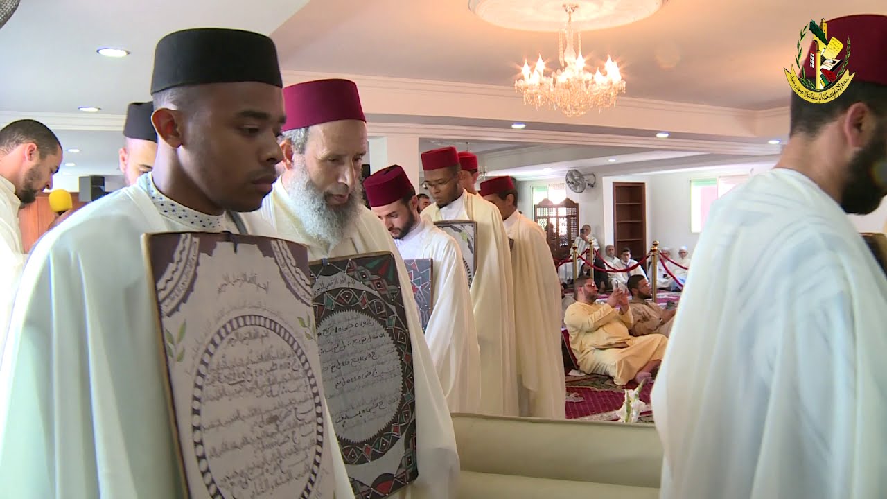 لوحة فنية رائعة مستوحاة من التقاليد المحضرية المغربية || مدرسة ابن القاضي للقراءات بسلا