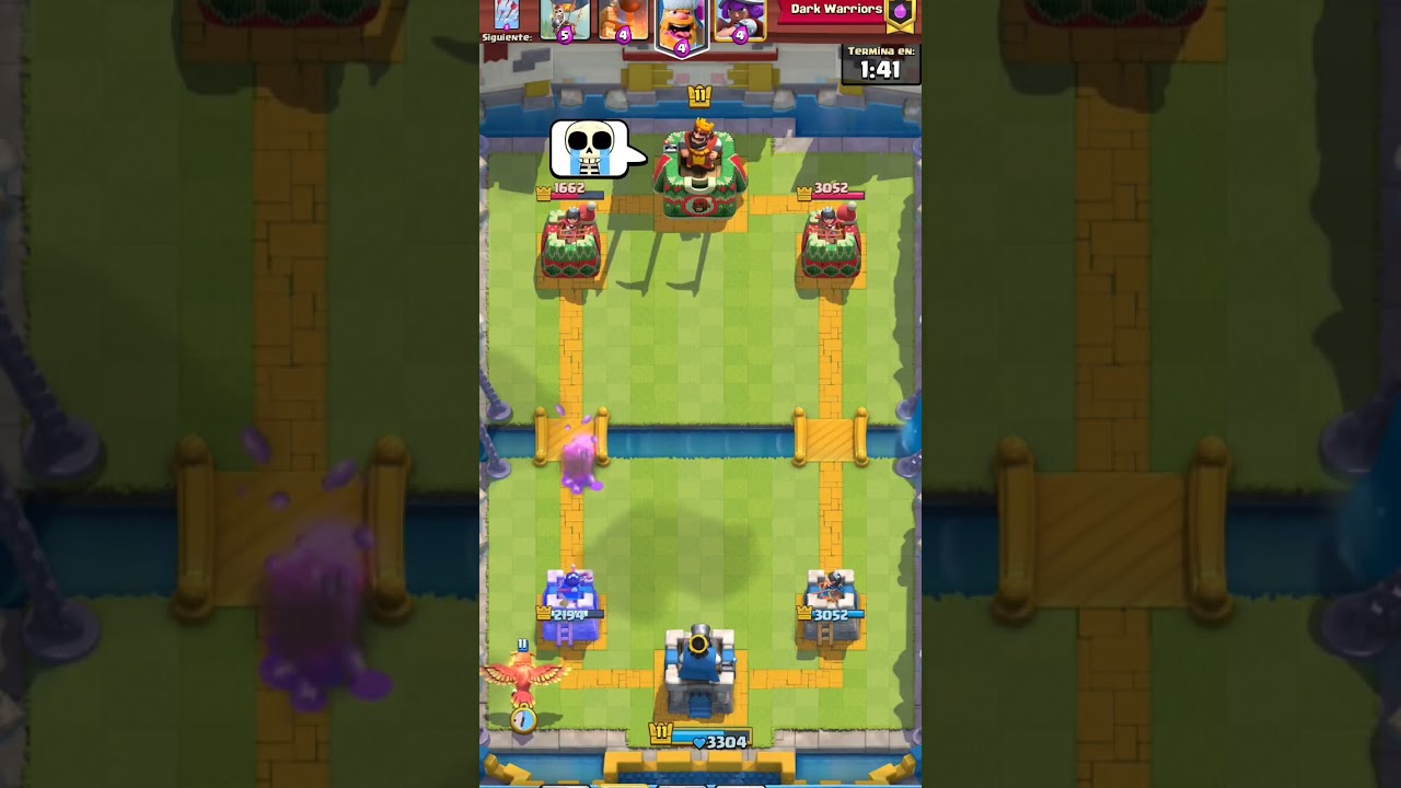 3 crowns easy #clashroyale #bestdeck #elixirgolem #3coronas #3crown