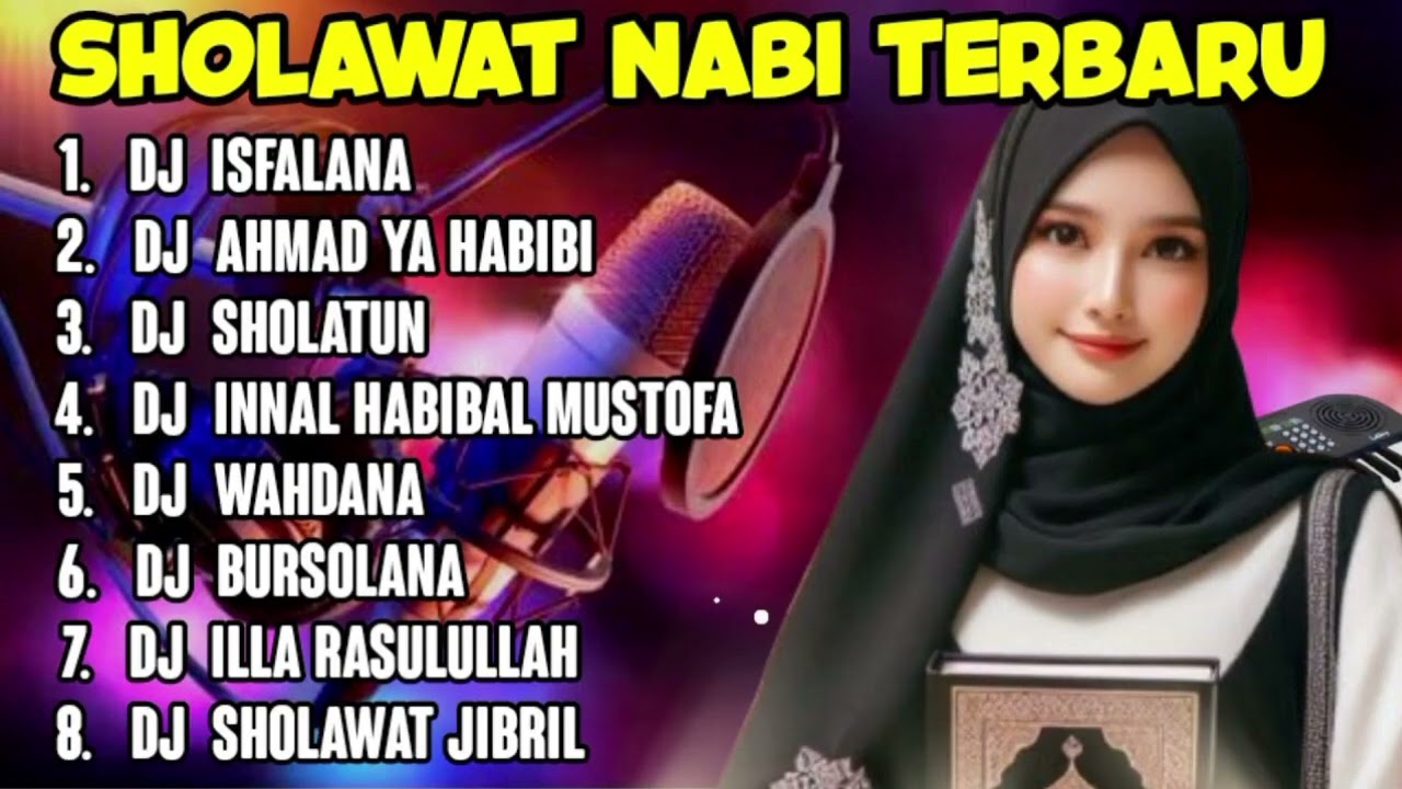 KUMPULAN SHOLAWAT PENARIK REZEKI, SHOLAWAT PENYEJUK HATI PEMBAWA KEBERKAHAN.ISFALANA,SHOLAWAT JIBRIL