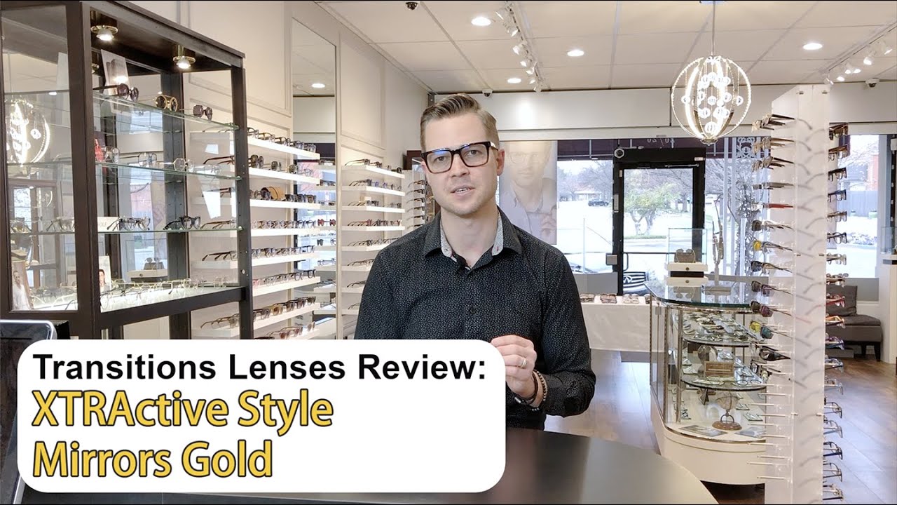 Transitions® XTRActive Style Mirrors Gold Review
