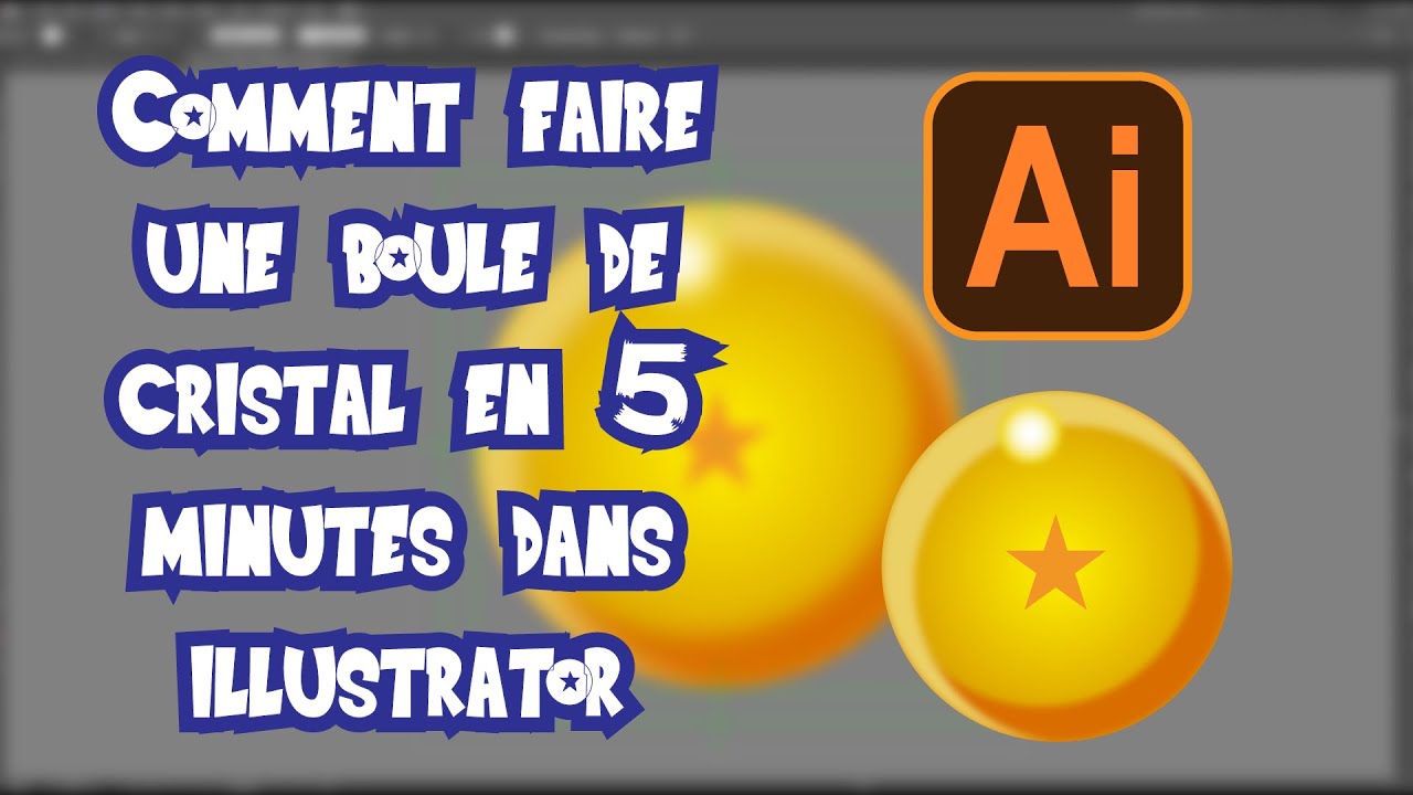 Dessine une boule de cristal avec Adobe Illustrator en 5 min