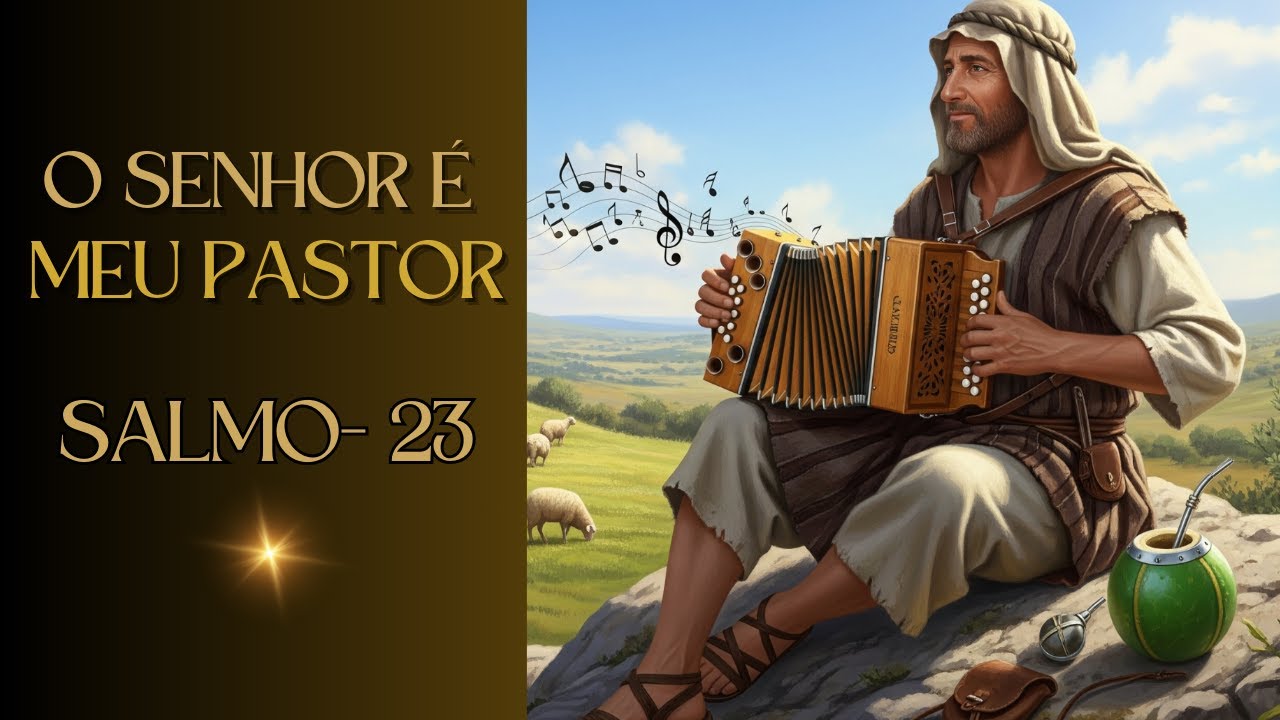 🌾 O Senhor é Meu Pastor | Oração Cantada do Salmo 23 em Estilo Gaúcho 🎶🙏