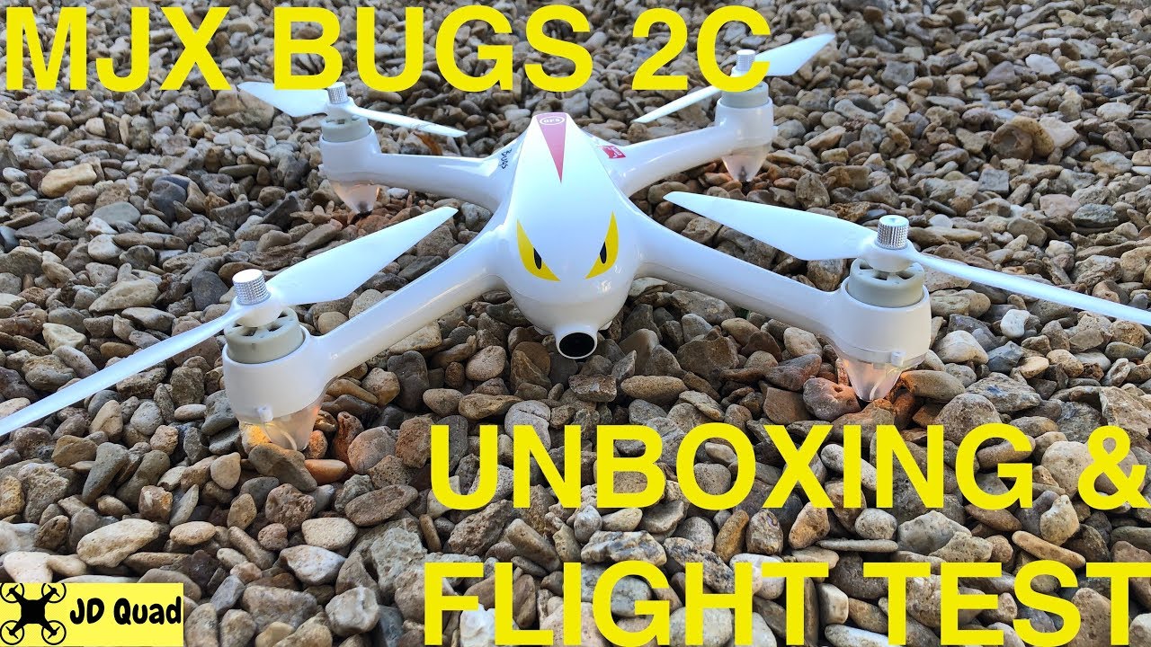MJX Bugs 2C GPS Brushless Quadcopter Unboxing & Flight Test