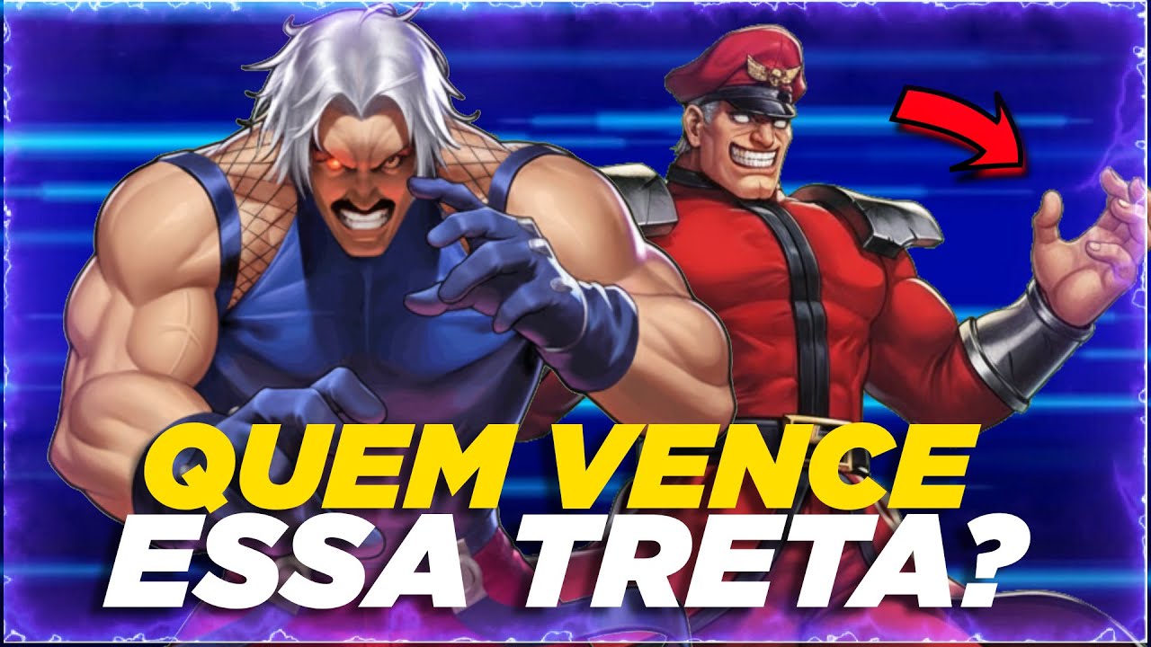 🔴QUEM É O CHEFE MAIS FORTE? RUGAL VS BISON - KOF VS STREET FIGHTER
