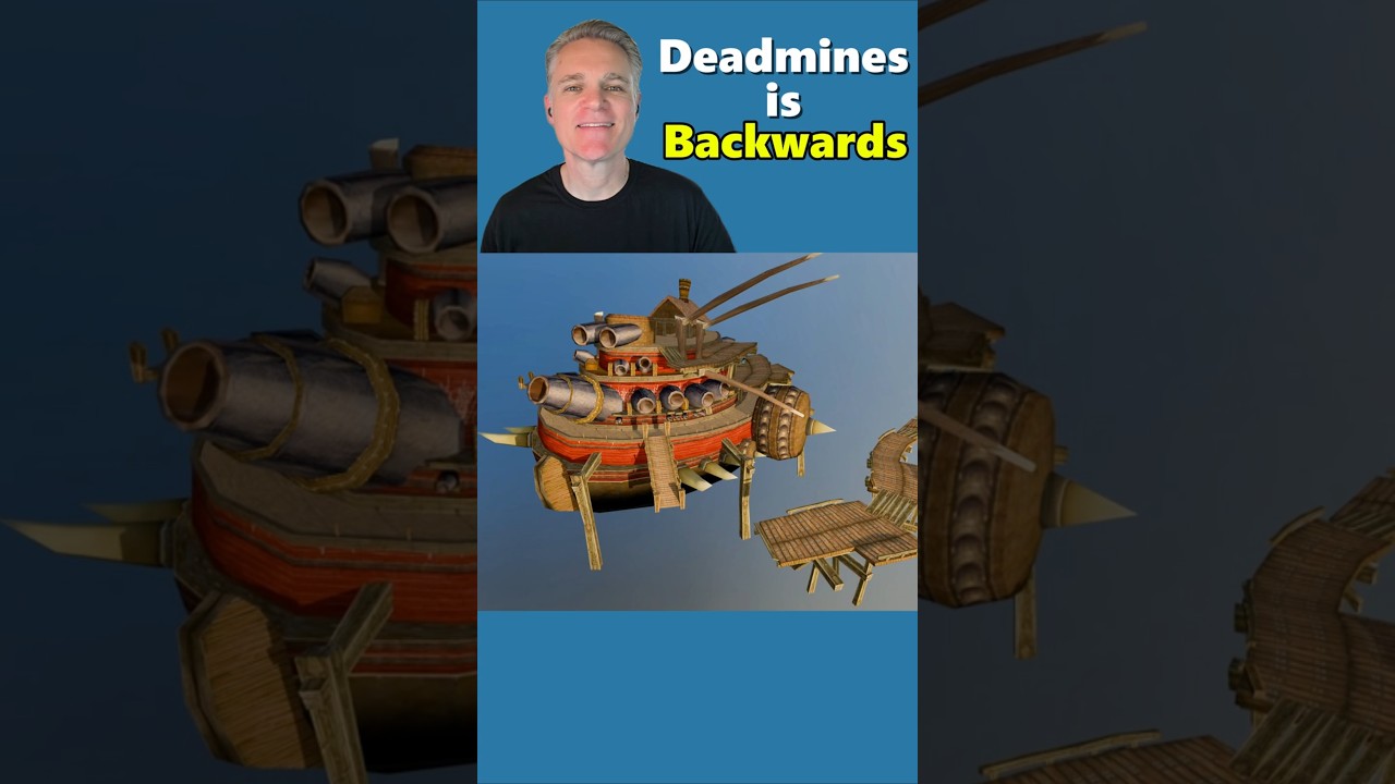 Deadmines перевернут (теперь в 3D) #wowclassic #worldofwarcraft #wowexploration