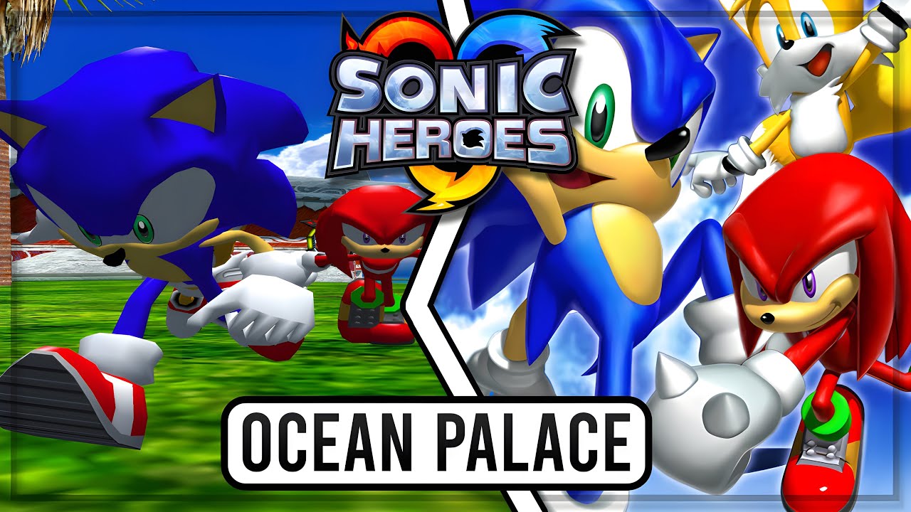 Sonic Heroes: Ocean Palace [Team Sonic] Speedrun (4K 60FPS)