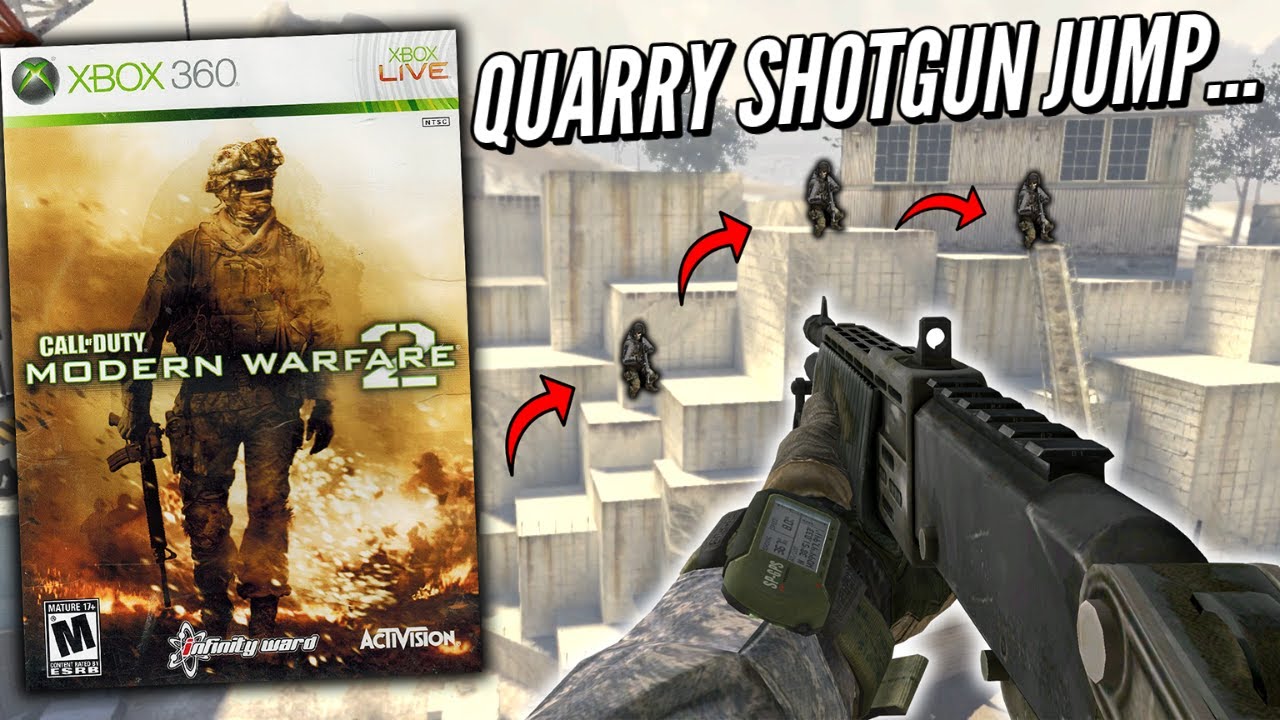 Ошибка с прыжком дробовика в Quarry в 2021 году... (MW2)