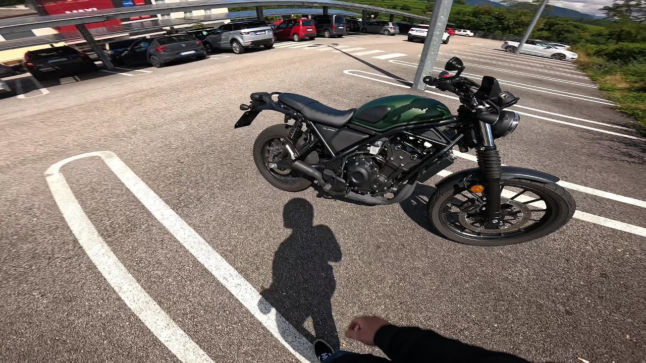 POV Raw Sound HONDA CL500  - Mendola Pass