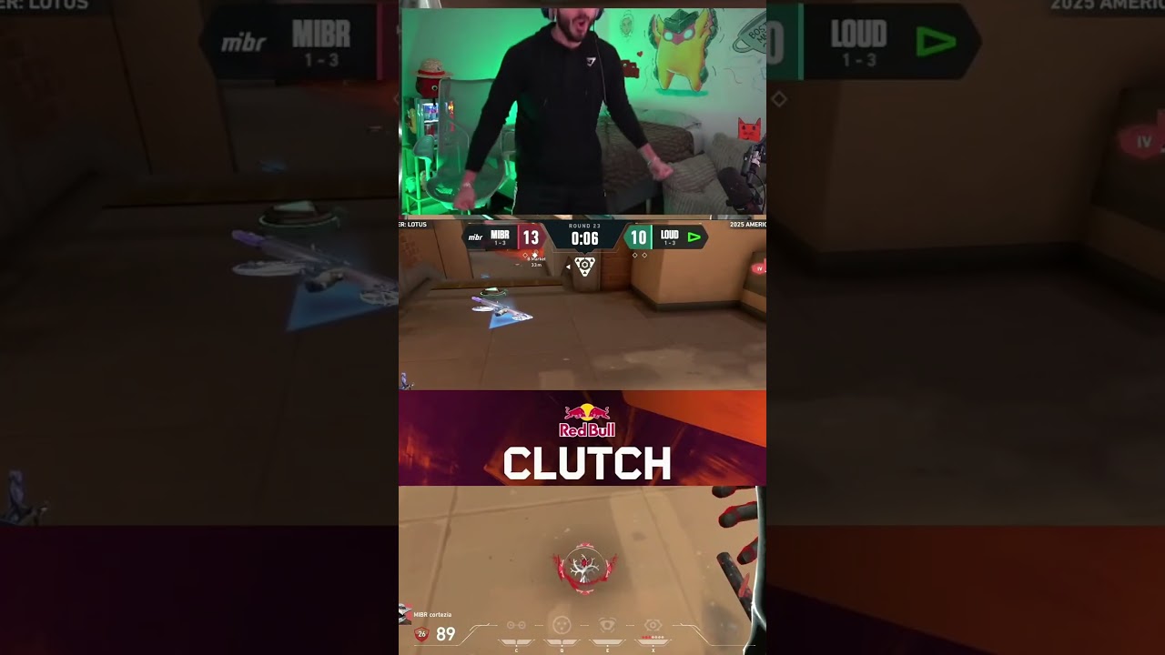 Clean 3v1 Clutch for the win by MIBR @corteziafps ! @tarik @valorant #vct #mibr #tarik #watchparty