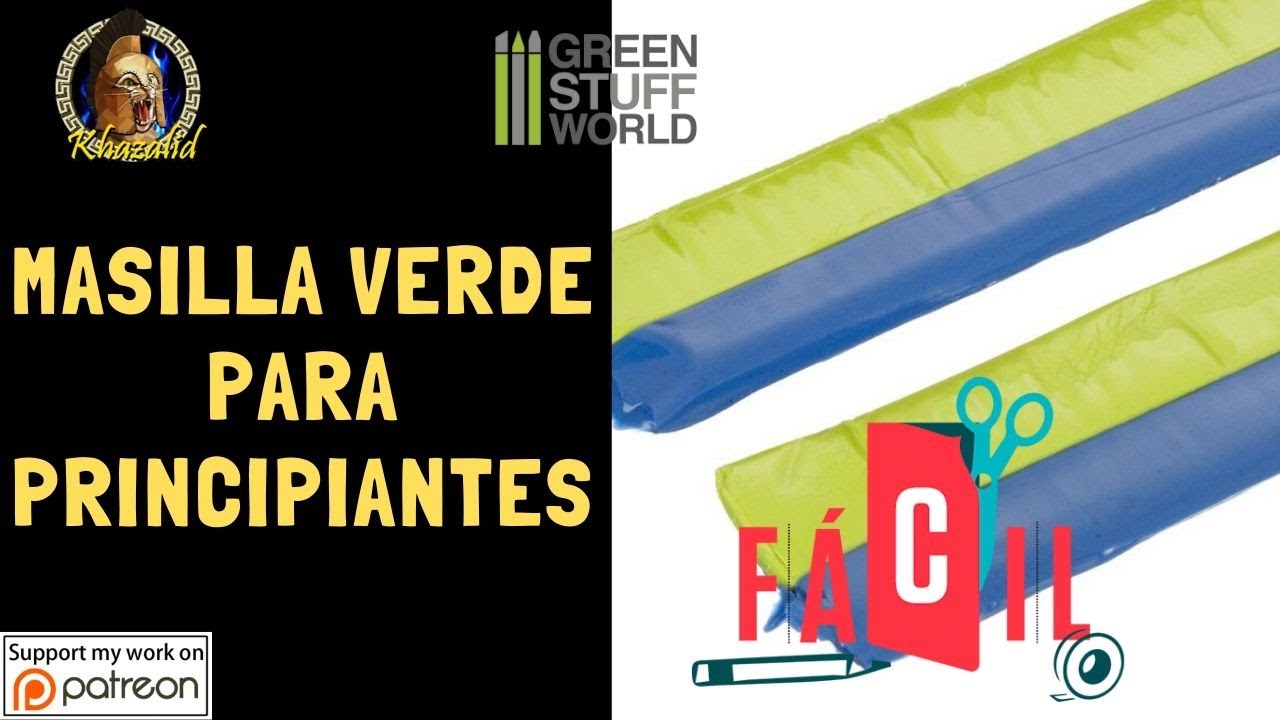 1#✅Curso BÁSICO MASILLA VERDE🌿PINCIPIANTES/Green Stuff