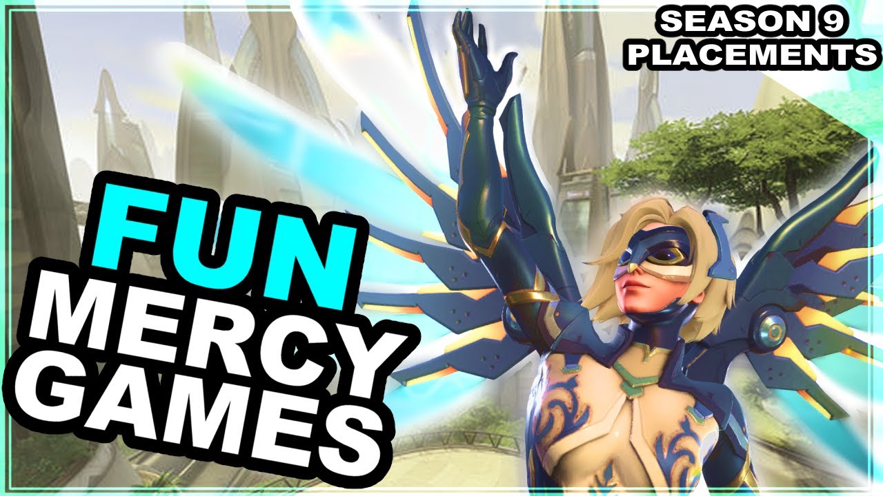 Some Placements for Season 9 🩵 Mercy Gameplay | Overwatch 2