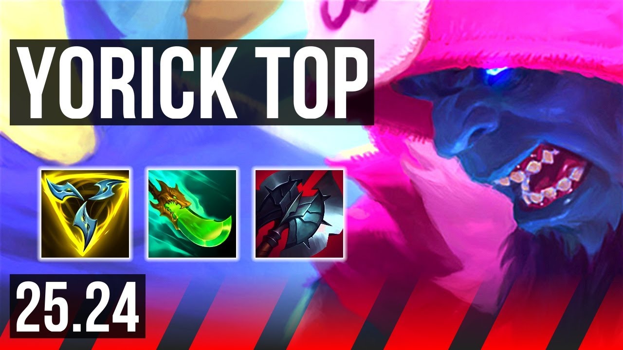 YORICK vs MALPHITE (TOP) | 41K damage | KR Diamond | 25.24