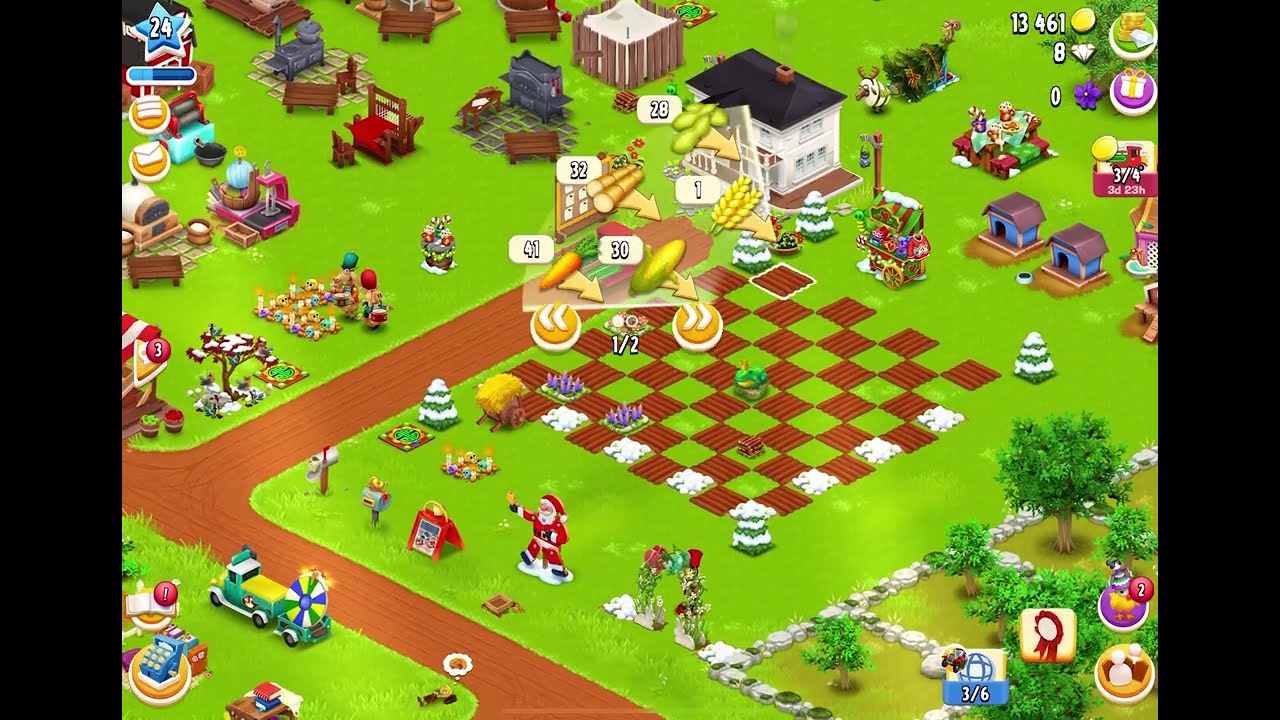 Me playing hay day