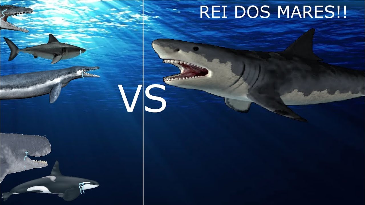 Será que algum monstro marinho derrota o Megalodon?