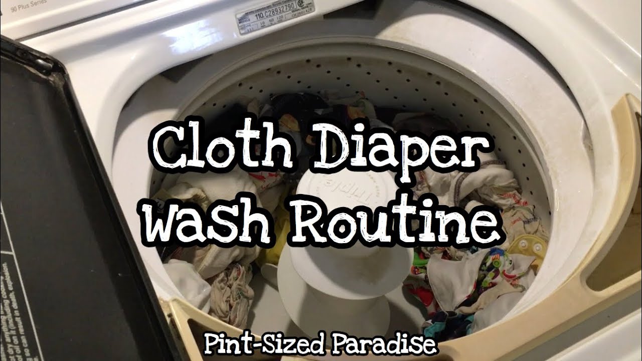 CLOTH DIAPER WASH ROUTINE | PINT-SIZED PARADISE
