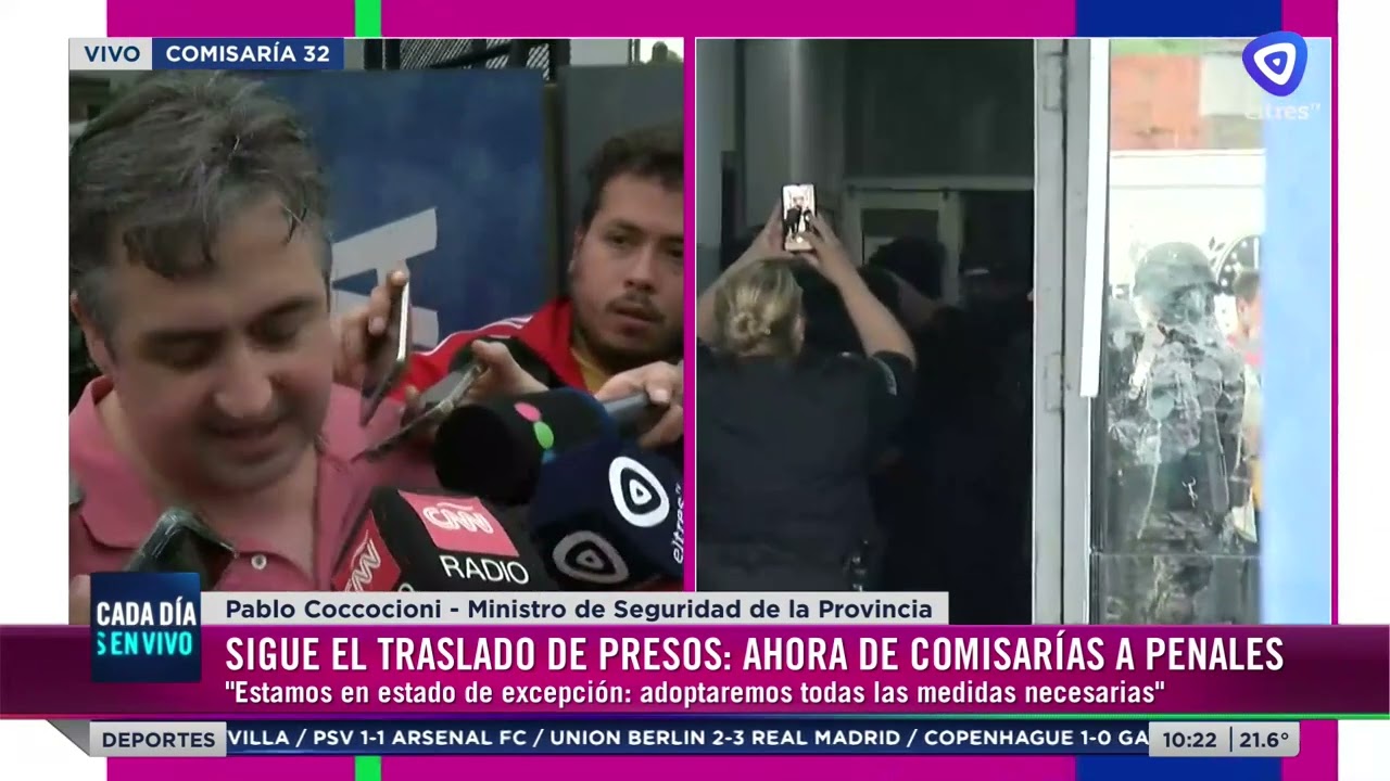 Pablo Cococcioni sobre el traslado de presos