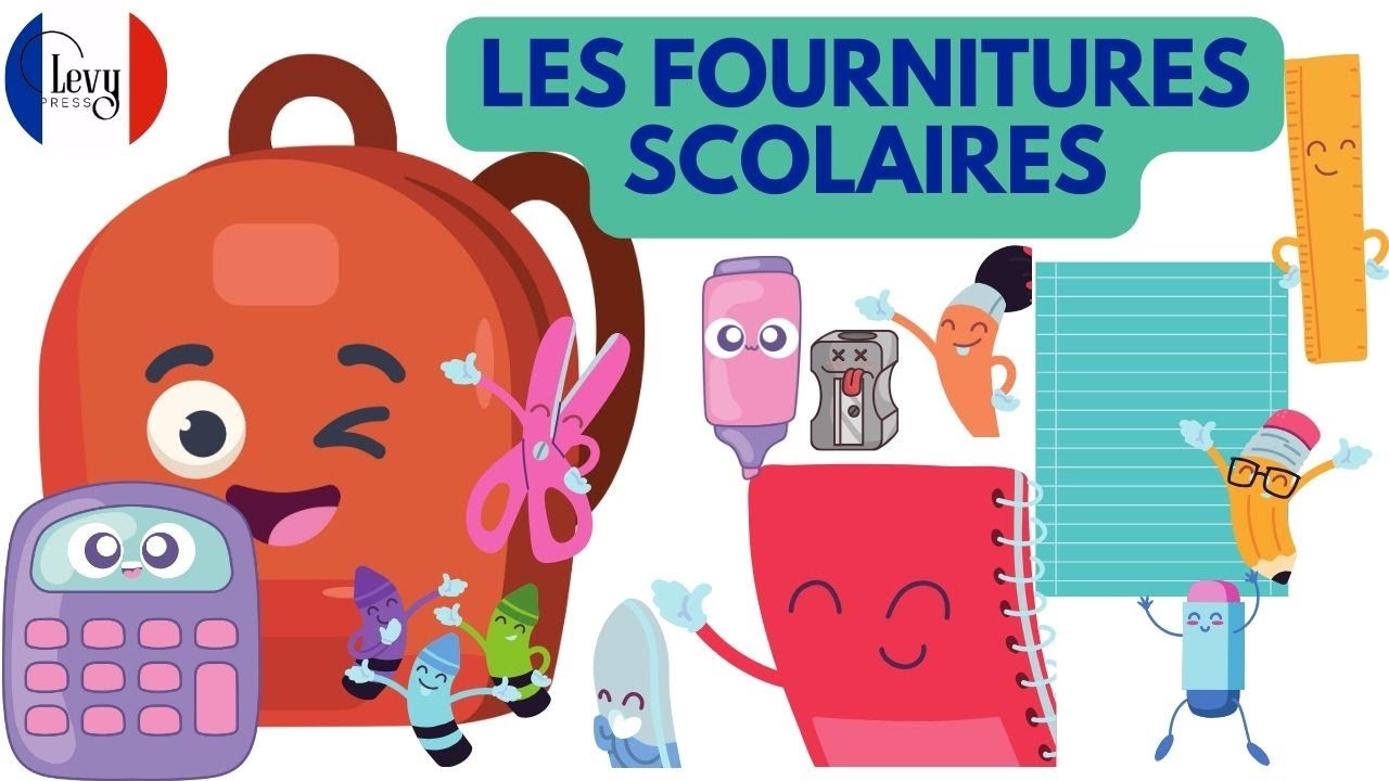 CLASSROOM OBJECTS in French - Le MATÉRIEL DE CLASSE | French for Kids
