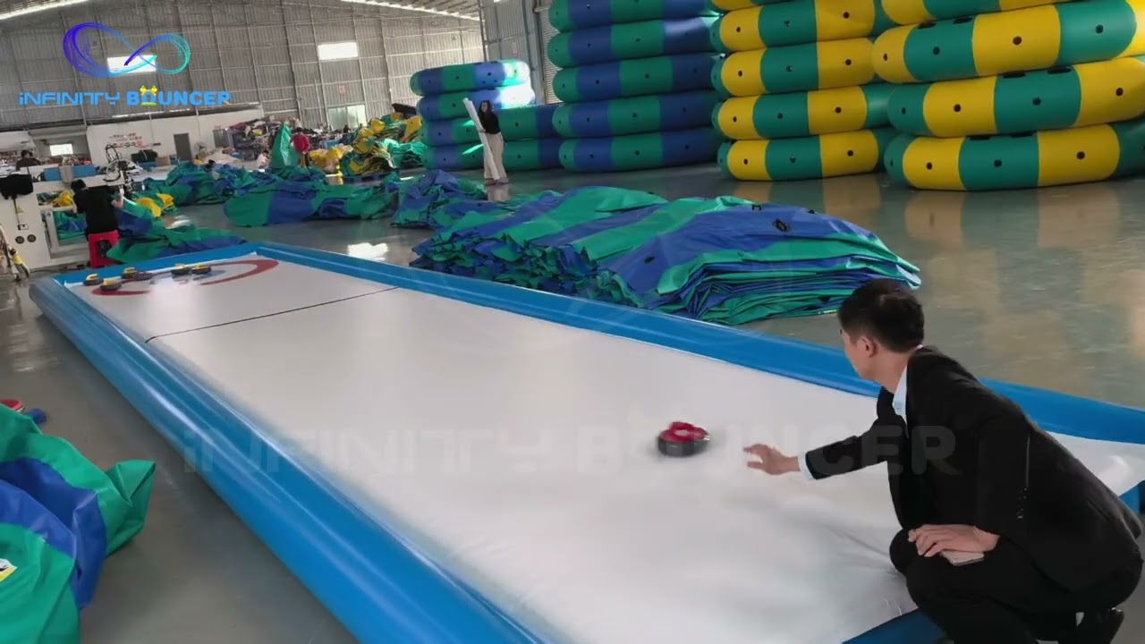 New Arrival! Inflatable Curling Game — Creative, Fun & Profitable