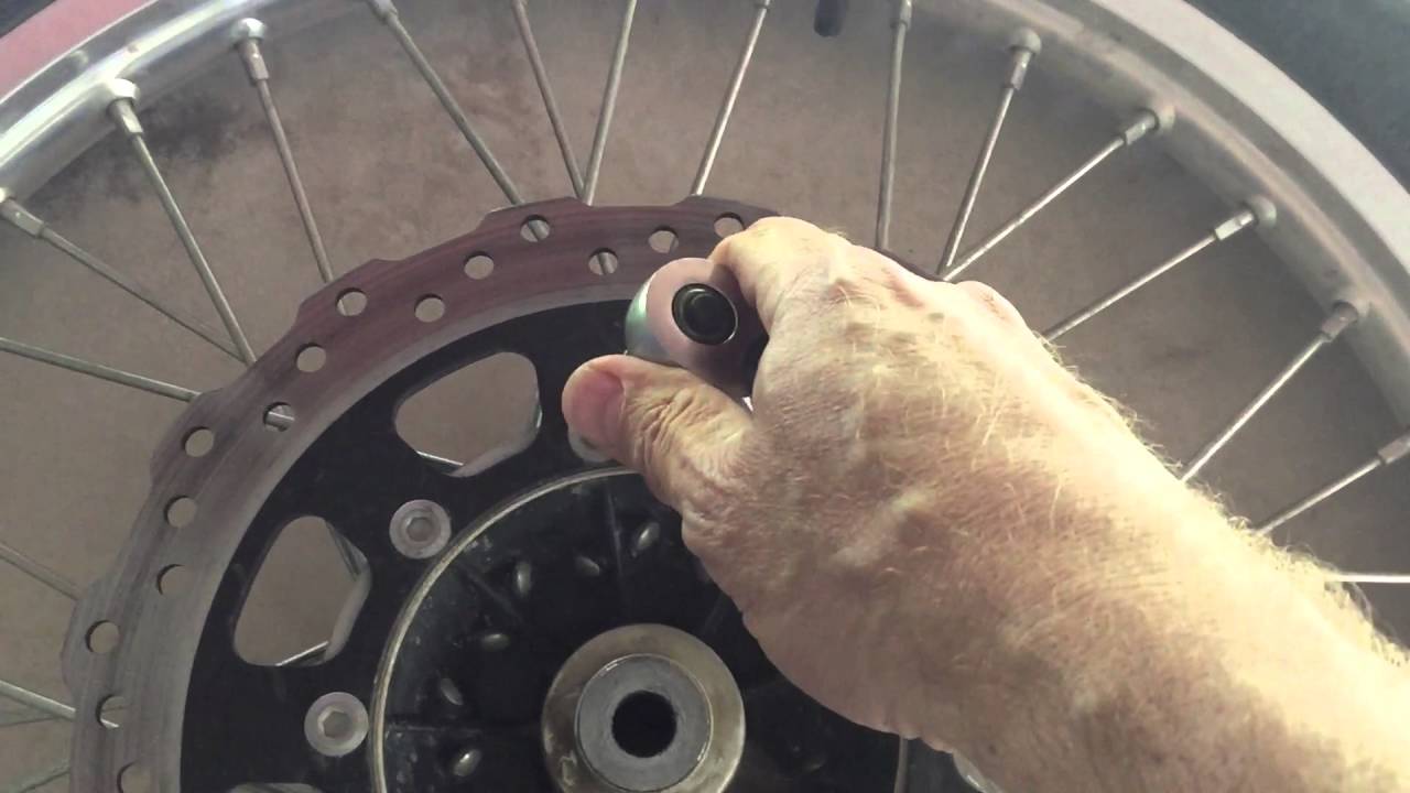 KLR650 EBC Brake Rotor install