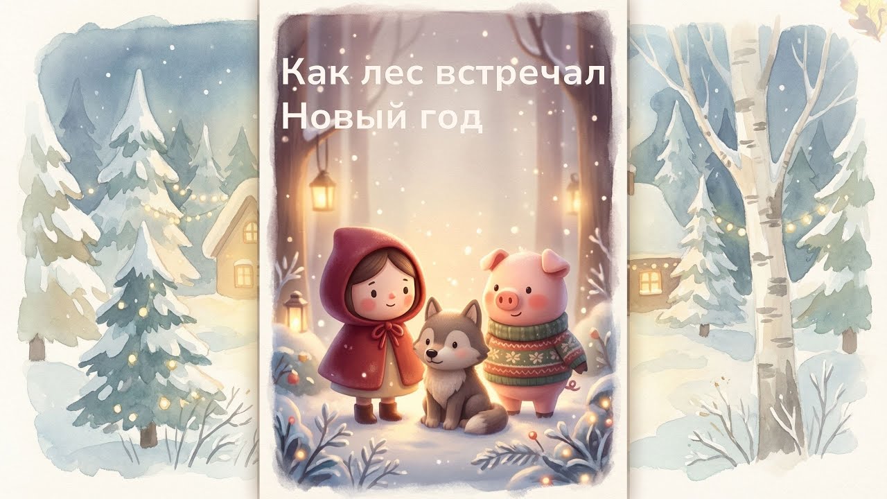 🎄 Как лес встречал Новый год ❄️ | Зимняя сказка без слов ✨