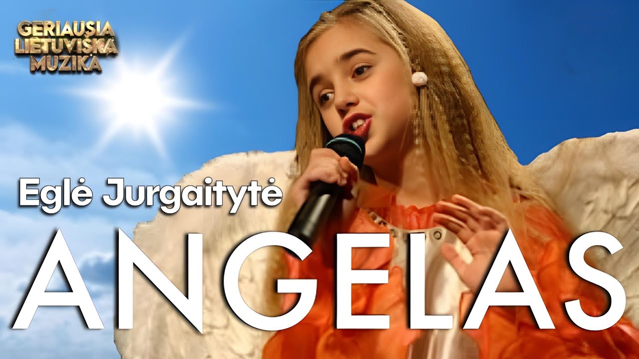 Eglė Jurgaitytė - Angelas (Lyric Video) • Lietuviškos Dainos su Žodžiais