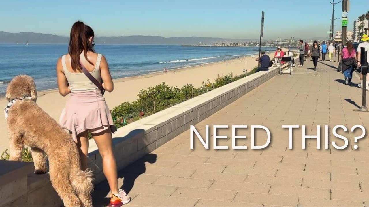 Relaxing Redondo Beach 4K Walk: Immersive Ocean Sounds [30 MIN]