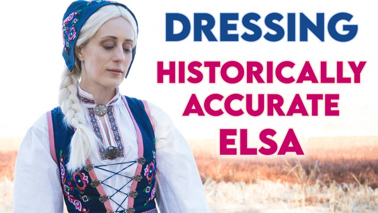 What Would Elsa ACTUALLY Wear? Getting Dressed in 1840s Norwegian Bunad | Historically Accurate GRWM