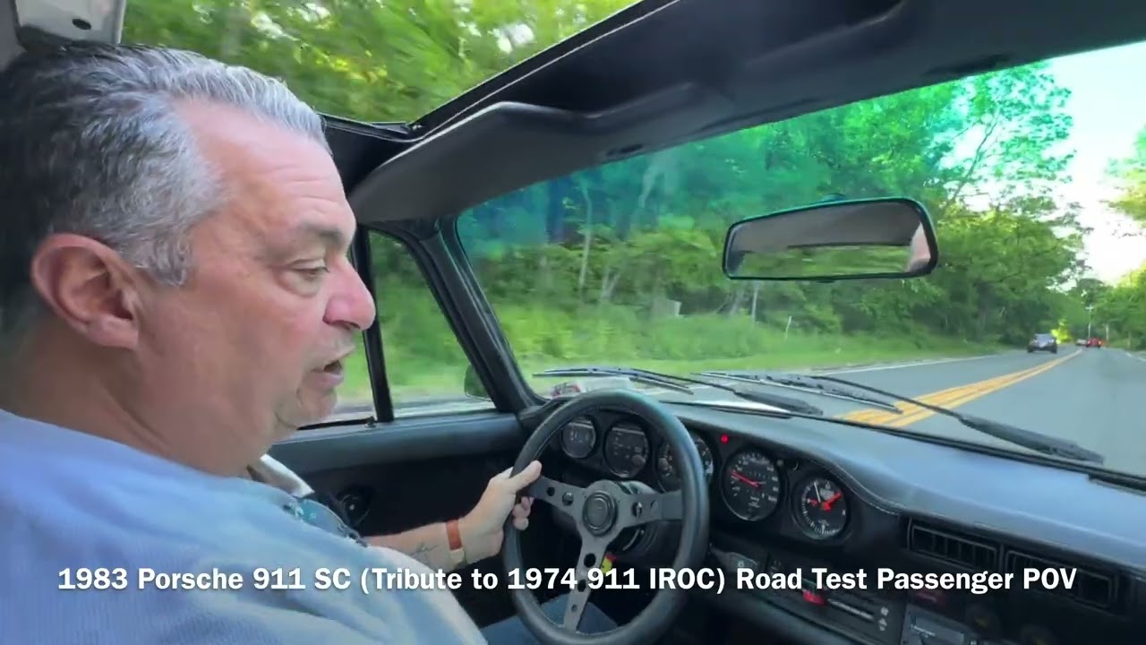 1983 Porsche 911 SC (Tribute to 1974 911 IROC) Road Test Passenger POV