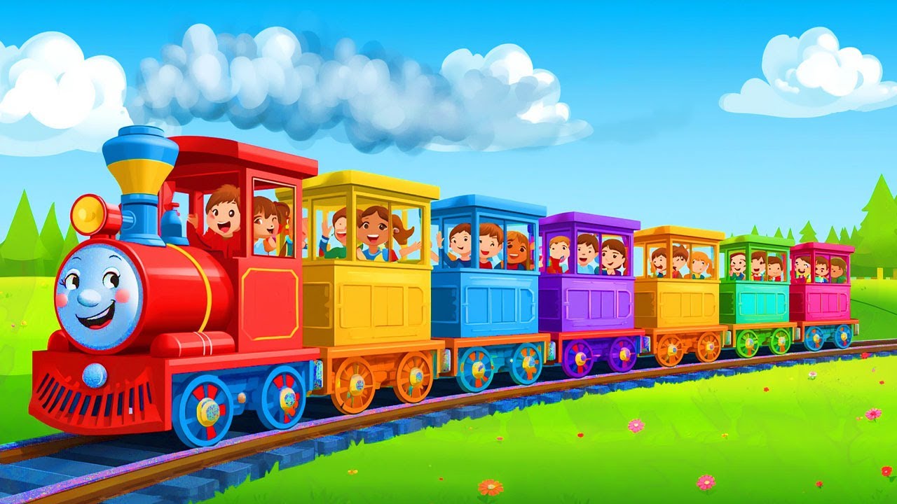 Learn Colors with Trains Song | Fun Kids Nursery Rhyme for Toddlers & Preschoolers