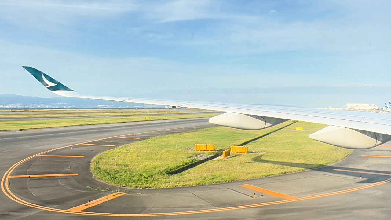 LANDING | Cathay Pacific A350-900 | Osaka (KIX) | RWY 06L
