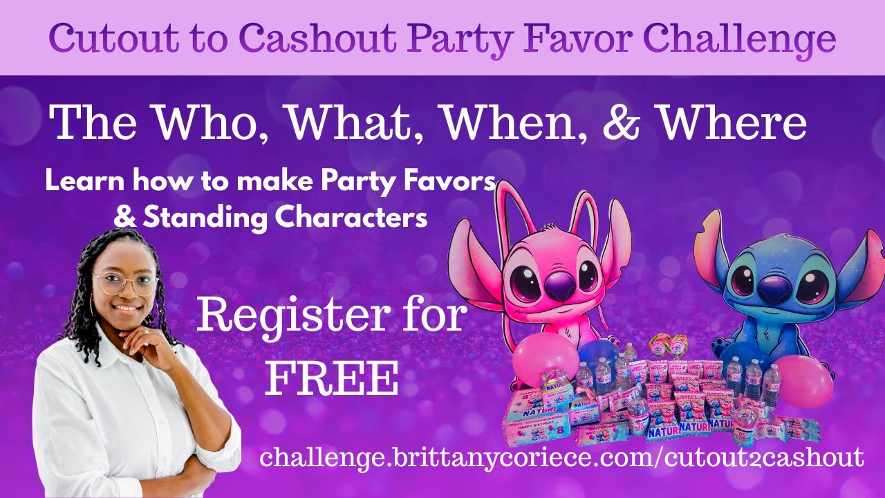 Cutout to Cashout LIVE: How to Turn Party Favors into Profitable Craft Sales