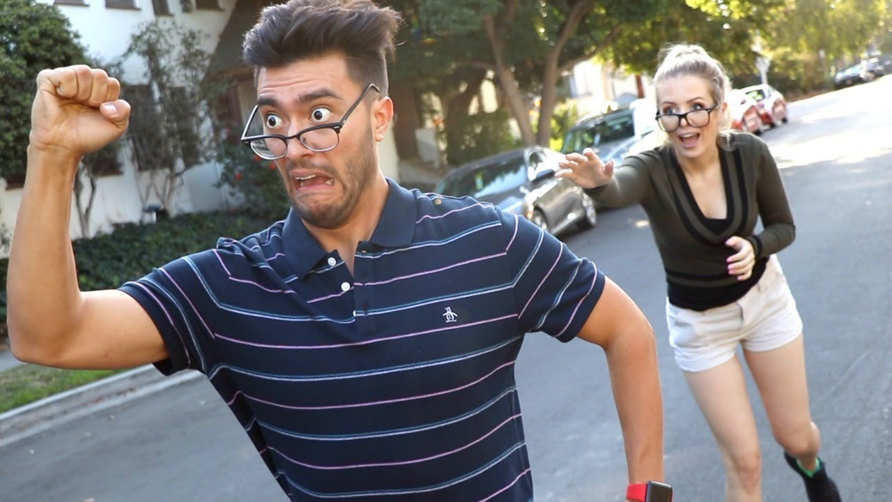 HE HAD TO RUN FOR HIS LIFE!! (Hot Girl)