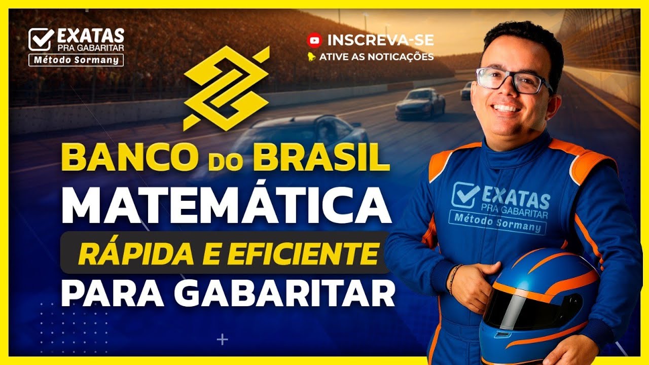 Concurso BANCO do BRASIL (MATEMÁTICA RÁPIDA E EFICIENTE pra GABARITAR) 🚀