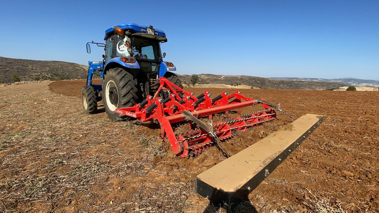 Newholland td 75 d ve matris dragon patlatma ile ekime hazırlık / patlatmaya sürgü yaptırdık