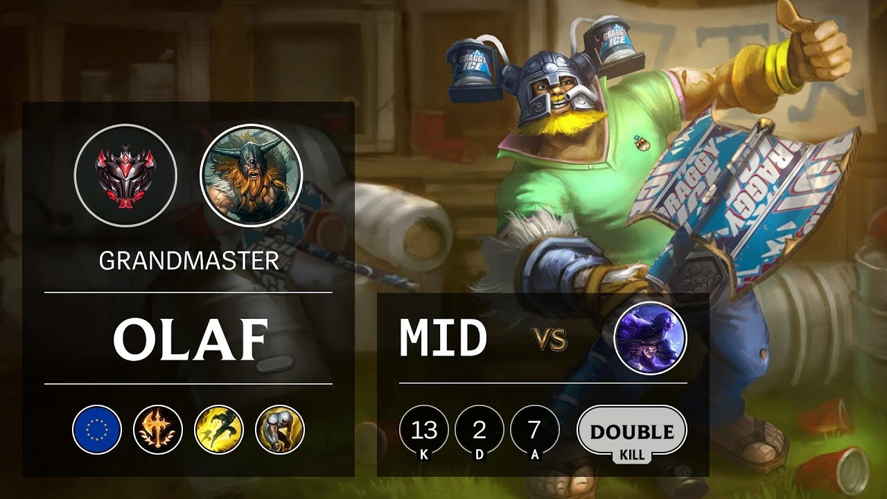 Olaf Mid vs Ryze - EUW Grandmaster Patch 9.9