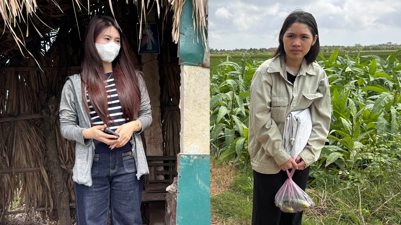 Confused when a stranger shows up at the single mother's small house -what is this person's purpose?