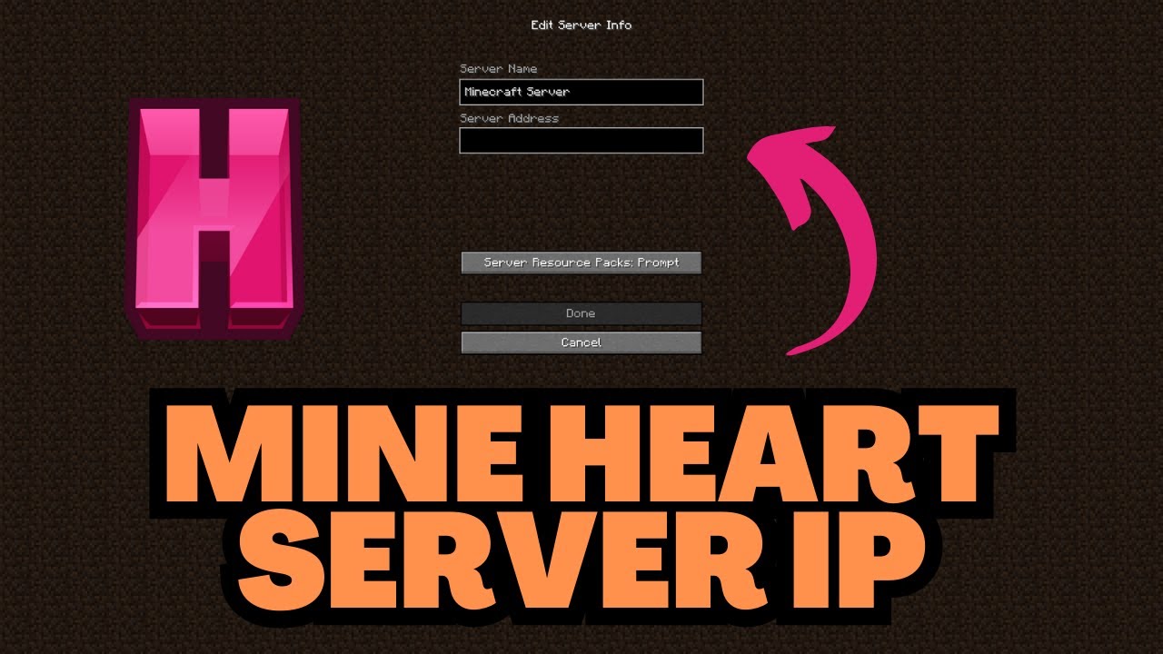 Minecraft MineHeart Server IP Address