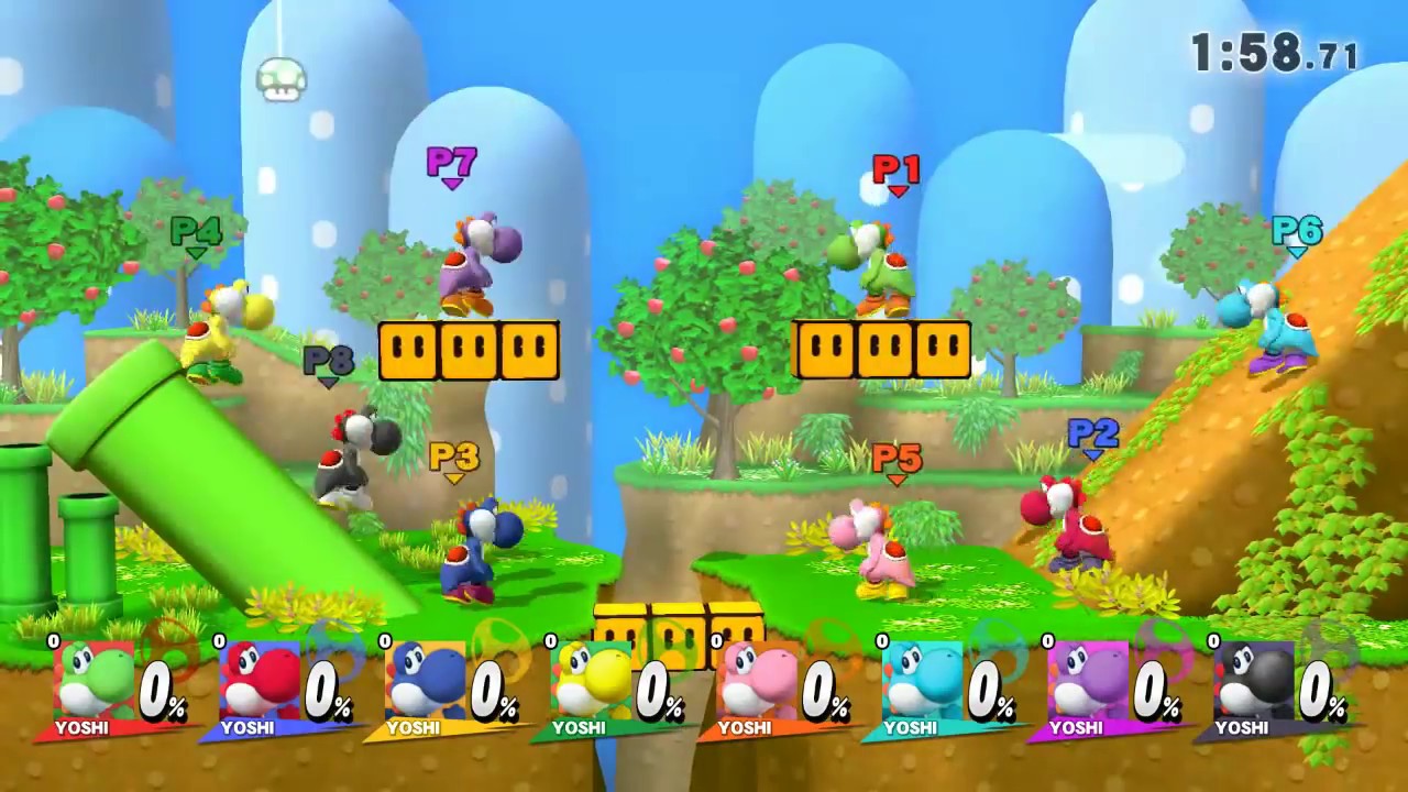 Smash 4 Yoshi Dance