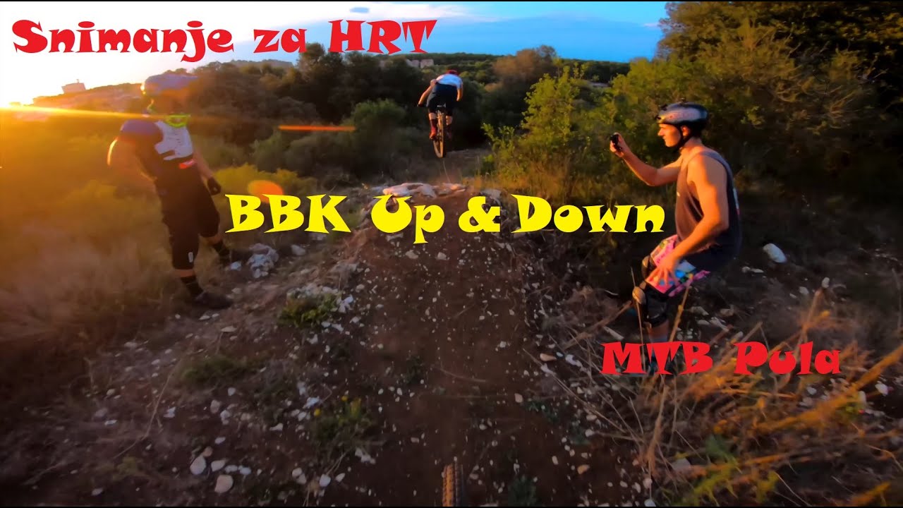 MTB Pula - BBK Up&Down - snimanje za HRT, druženje i vožnja