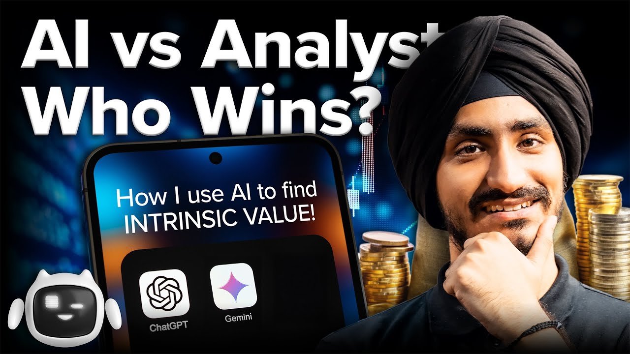 How to find Intrinsic value of a share? | Using AI step by step