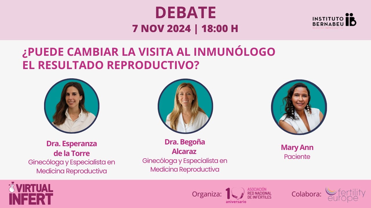 ¿Puede cambiar la visita al inmunólogo el resultado reproductivo?