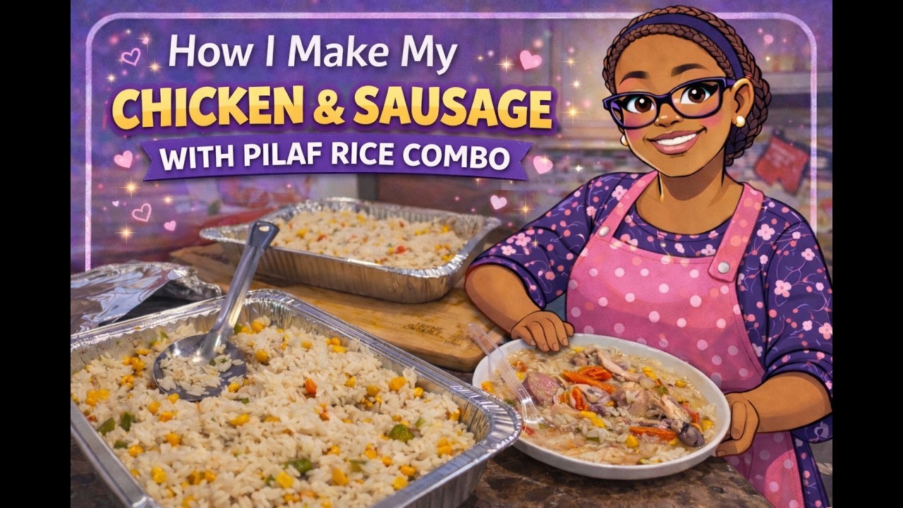 How I Make My Chicken Sausage and Pilaf Rice Combo