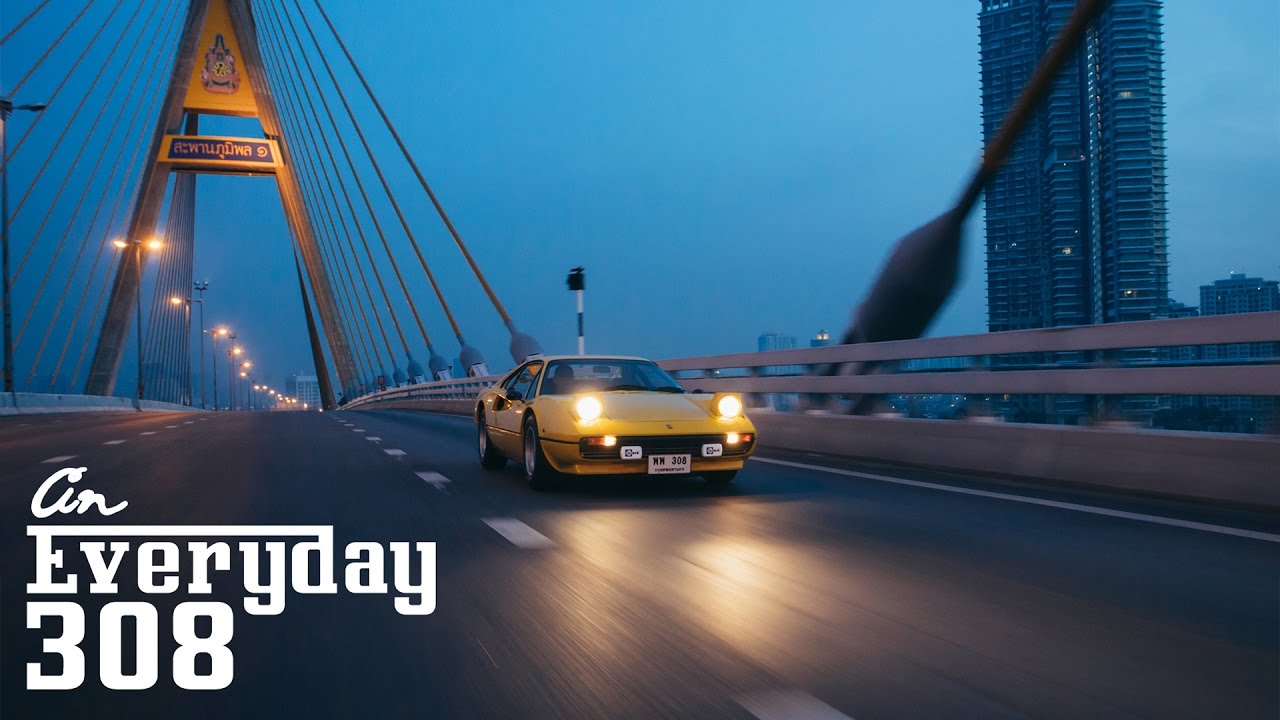 This Ferrari 308 GTB Traces The Streets Of Bangkok Daily