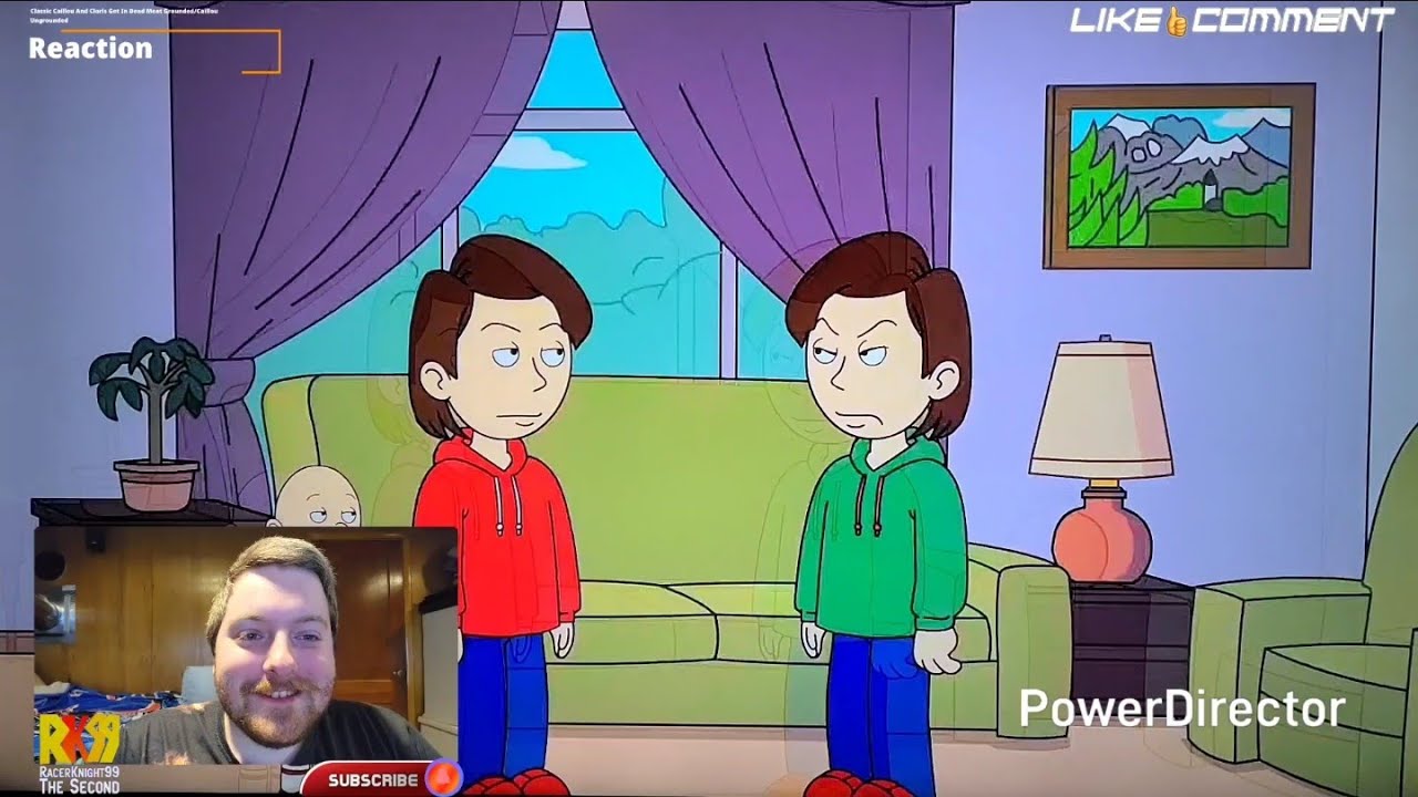 Classic Caillou And Coris Get In Dead Meat Grounded/Caillou Ungrounded Reaction