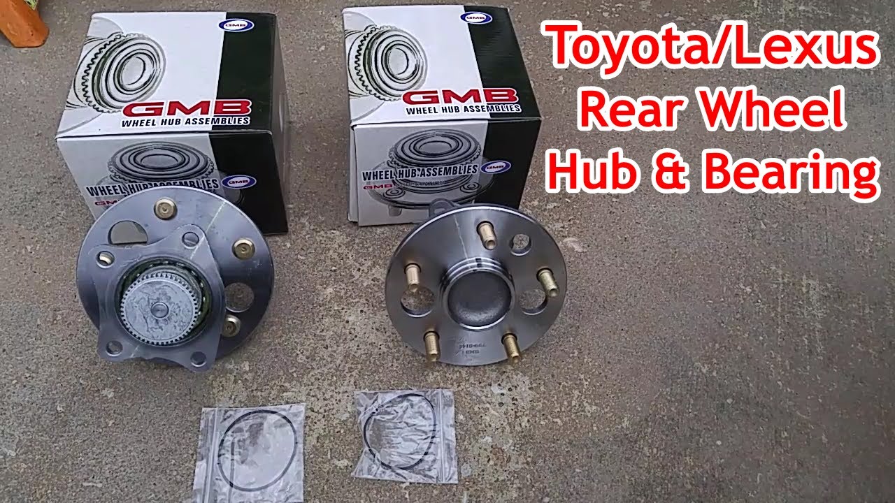 Toyota / Lexus Rear Wheel Hub & Bearing Replacement - 1997 - 2001 Camry, Celica, Solara, ES300